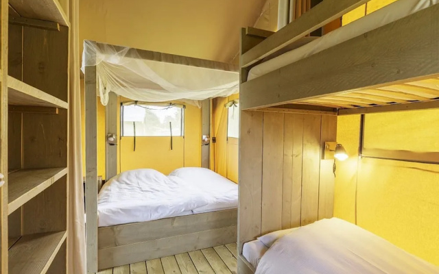 Comfortably Furnished Tent Lodge with Stove near Veluwe