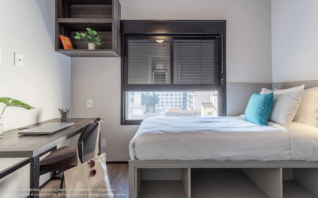 Share Consolação by Viva - Prédio completo na Consolação com piscina no rooftop próx ao Mackenzie