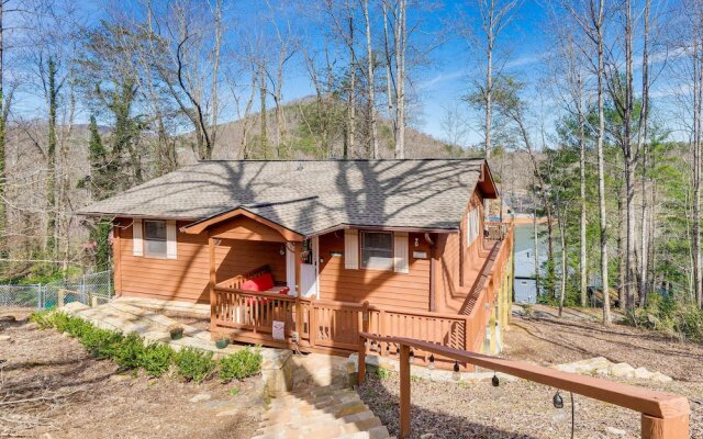 Pet-friendly Hiawassee Cabin w/ Lake Views & Sauna