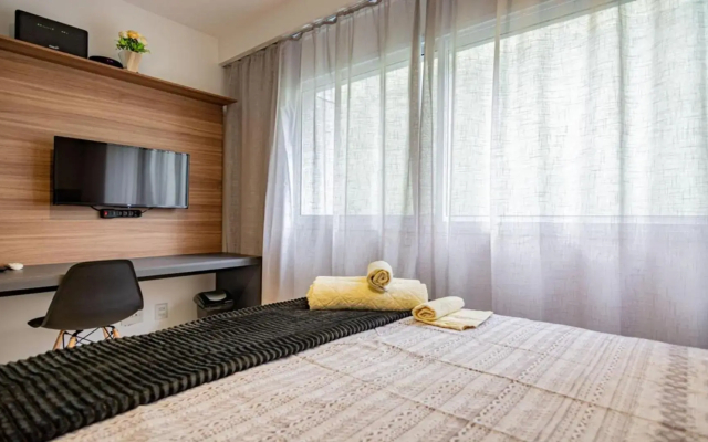 Studio moderno com Wi-fi, Academia ao lado do Parque Ibirapuera e Metrô - ID 09 - Hotel in São Paulo - Photo 3