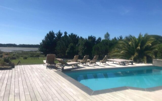 Villa With 4 Bedrooms In Pont L'abbe, With Wonderful Sea View, Private Pool, Enclosed Garden 3 Km From The Beach