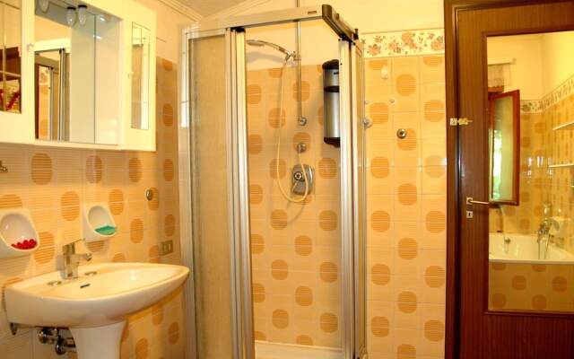 Apartment in Levico Terme With Balcony, Garden, Fireplace