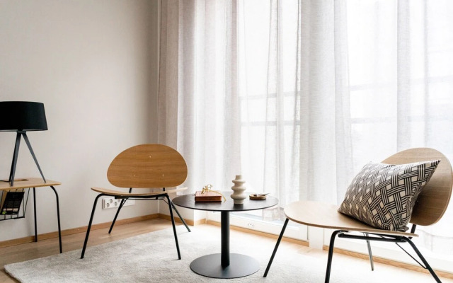 Bright studio by Logomo & Train station