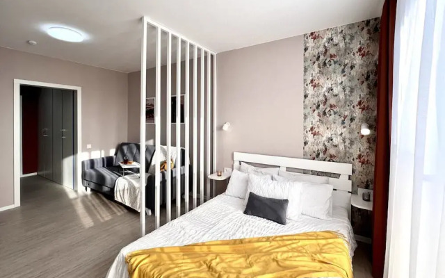 Cozy studio in Art Nouveau style