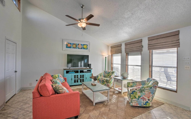 Galveston Beachfront House w/ Deck & Ocean Views!