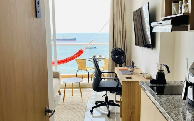 Blue loft ocean view