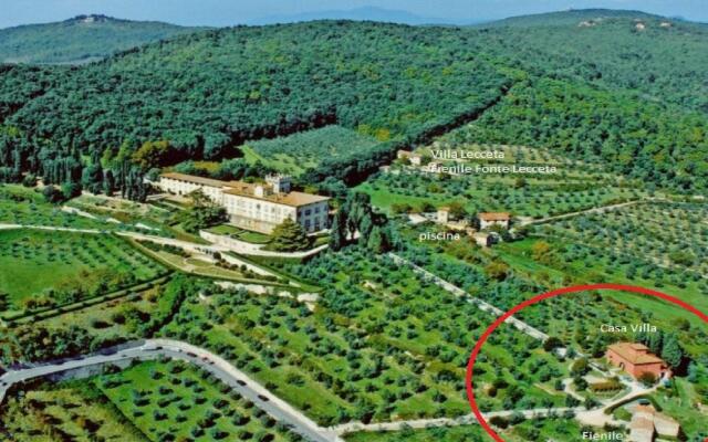 This beautiful apartment in a small Tuscan house.