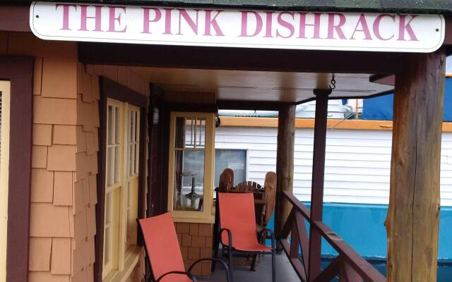 Pink Dishrack Floating Cottage