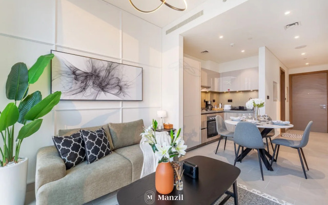 Manzil - Sleek 1BR nr Downtown w Burj views