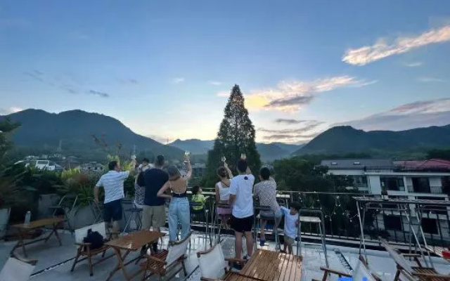 Mogan Mountain Wild Hills Ink Whispers Rooftop Garden Boutique Homestay