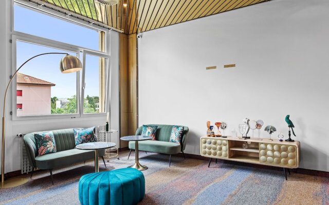 becozy Au Parc Retro Edition Self-Check-In Rooms & Studios Fribourg