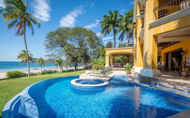 Mediterranean-style Flamingo Mansion Offers the Ultimate in Beachfront Luxury