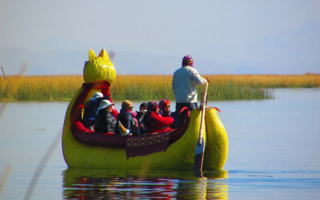 Uros Floating Home Titicaca