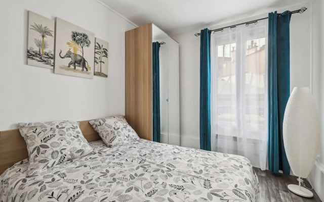 Paris 1BR in front of Montparnasse Tower