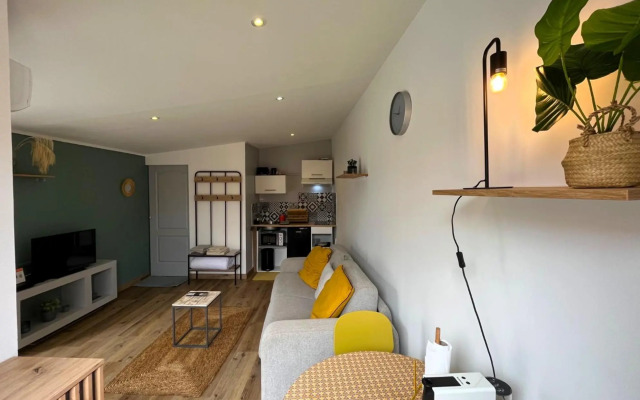 Charmant bungalow climatisé avec jacuzzi