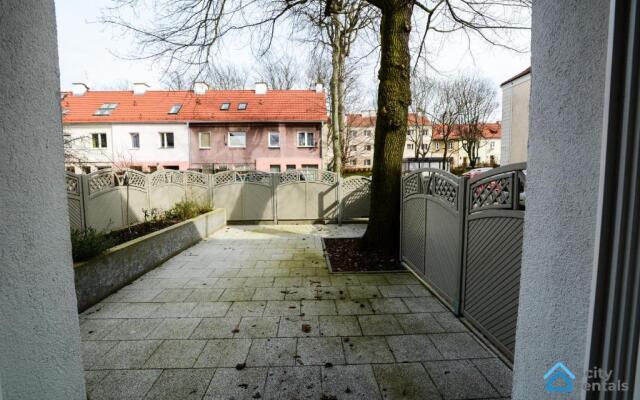 Family house with backyard