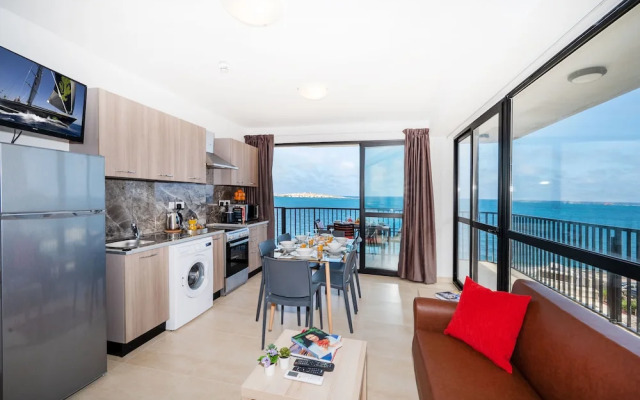 Islet Seafront Apartment Corner Terrace