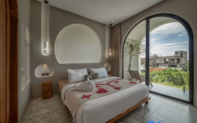Unu Villa 6 : Mediterranean 2BR W/ Rooftop & Pool - A Luxury Private Villa By Balinest Villas – Guest Rooms – Tumbak Bayuh