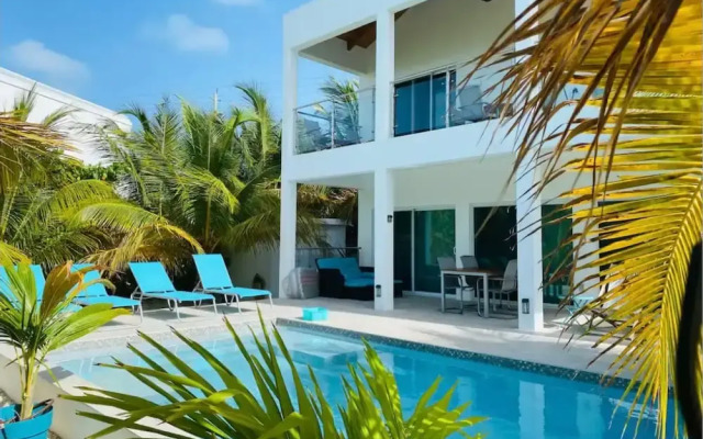 Modern villas at Grace Bay