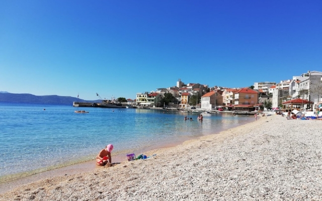 Apartment Ruzica - with sea view: A1 - plavi Igrane, Riviera Makarska