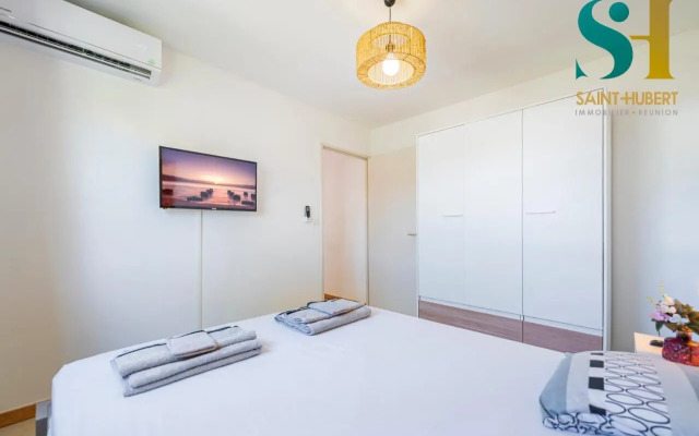 "Le Cosy", 2 chambres, Centre-ville de Saint-Denis