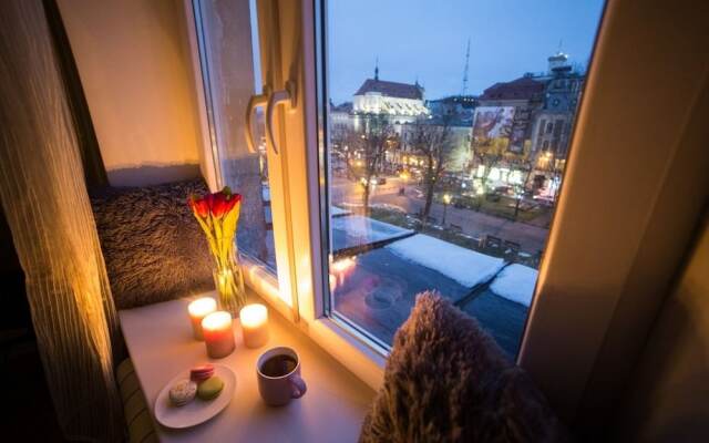 Апартаменты с 1 спальней на пр-те Свободы, 1/3