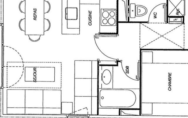 Appartement Valmorel, 2 pièces, 5 personnes - FR-1-291-736