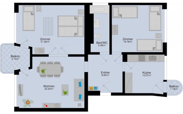 ZH Kreuzplatz I - Hitrental Apartment