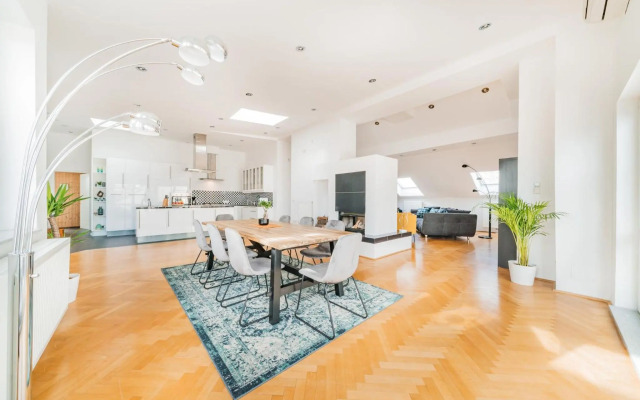 Penthouse apartment - Sauna - Terrasse - Kamin - AC