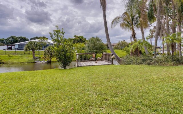 Riverfront Port St Lucie Home: Hot Tub + Dock!