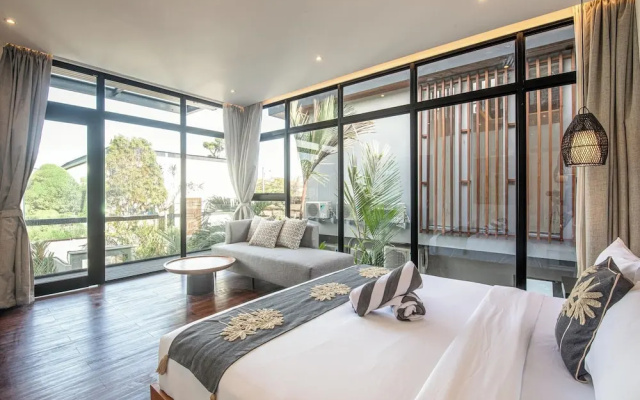 Stunning 6BR Canggu Villa 400m From the Beach – Guest Rooms – Kerobokan Kelod