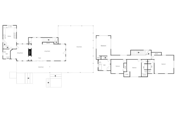 East Boothbay Oceanfront Home by RedAwning