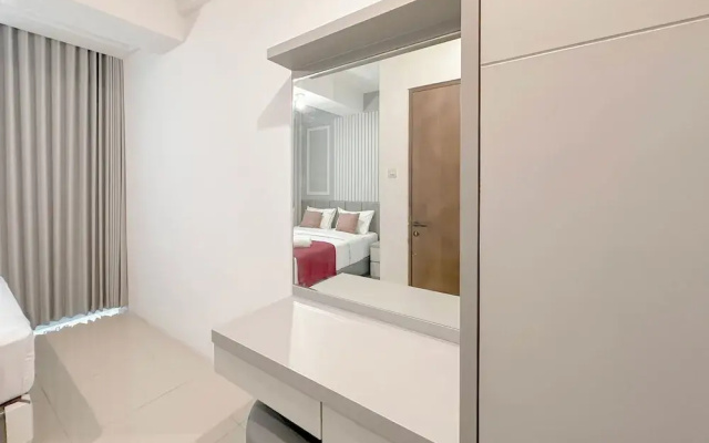 Combined Grey Toned 2Br Apartment At The City Square Surabaya