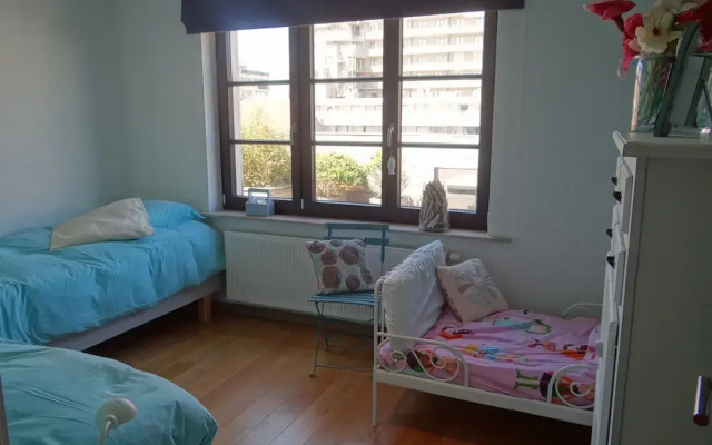 Bright Attic With Sea Breeze