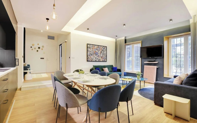 Spacious Apartment - 2b/10p - AC - Marais