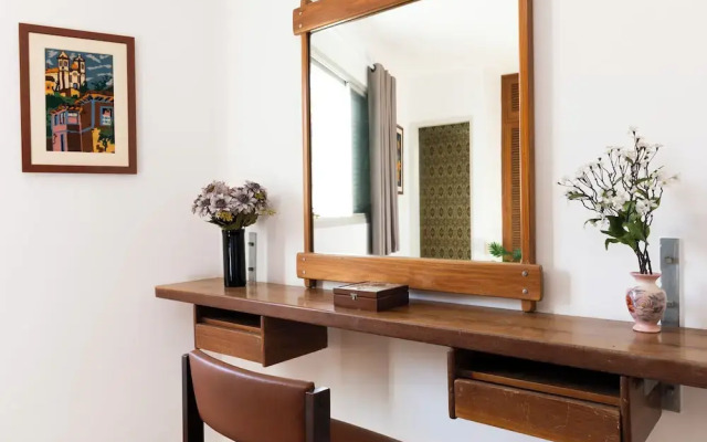 250m da praia com AC 4 quartos