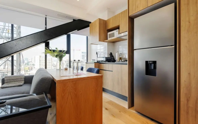 w Wonderful Loft With Perfect Deco in Mexico City