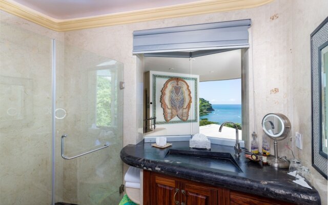 "beach Frontage Armonia Villa With Stunning Views."
