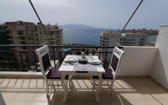 "sion Saranda Apartment , Located in the Center of the Beautiful City Saranda"