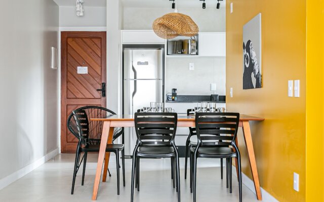 Agua Marinha by Viva - Prédio com apartamentos completos, com piscina e a passos da praia