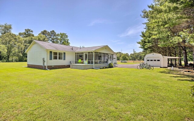 Waterfront Reedville Home w/ Private Dock!