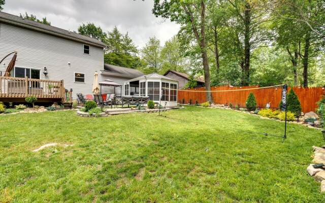 Hot Tub, Game Room & Fire Pit: Pocono Summit Home!