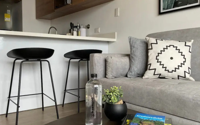 w Wonderful 1BR With Moder Balcony in Poblado