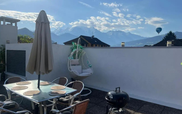 Rooftop 1 - Jacuzzi privé au pied du Monte-blanco