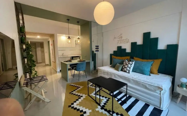 Modern Studio in San Telmo Design Balcony -309