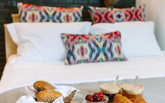 Sea View Studio With a Barbecue Area on the Terrace of the Building a Smart TV