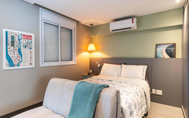 Pinheiros Faria Lima, Novo, 38M2, WIFI500MB