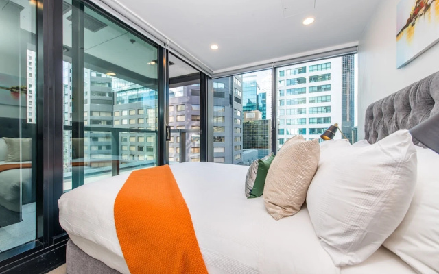 Ehome - Central CBD Next To Skytower - Romance on the Square – Balcony – Auckland