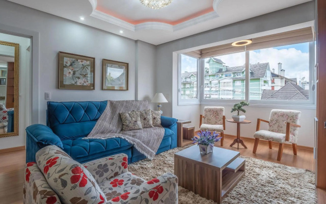 Fascino 302 - Apartamento 600 metros Rua Coberta de Gramado