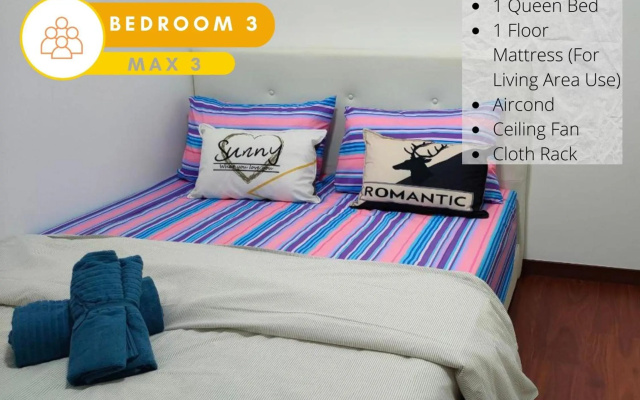 3R2B City View Cozy Home @ Bukit Rimau, Wifi, 9 Pax – Guest Rooms – Shah Alam